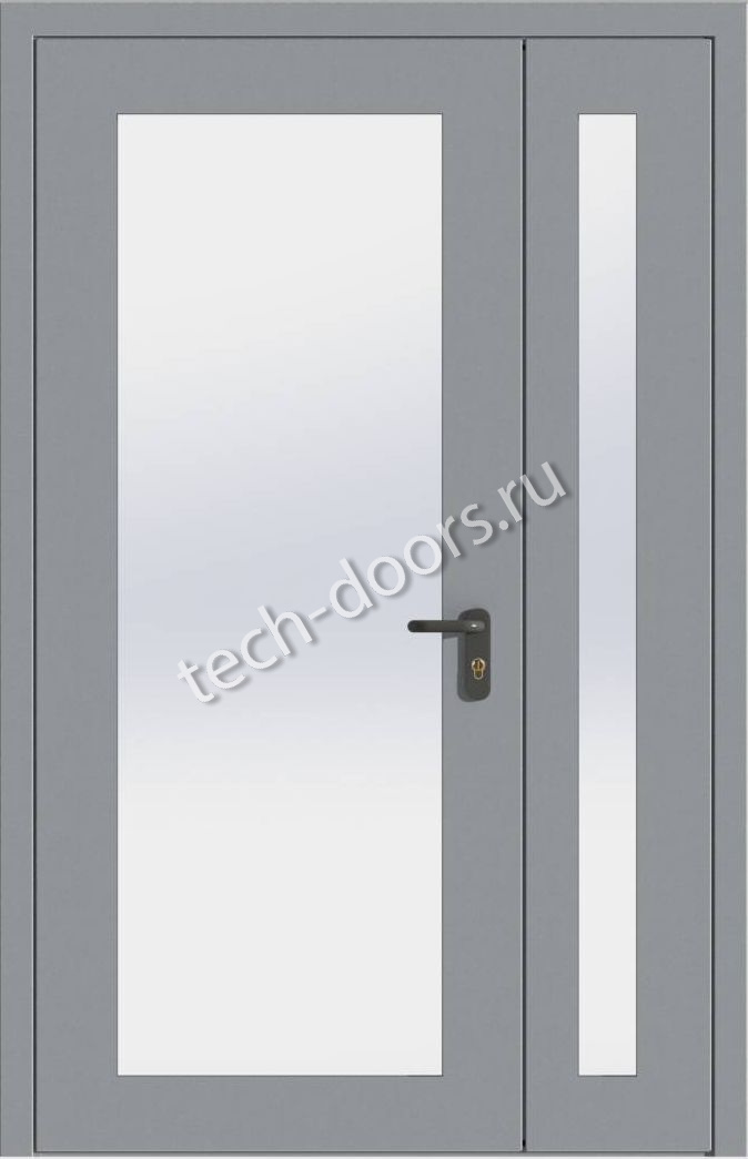 Дверь EI-60 двупольная противопожарная 1350x2050